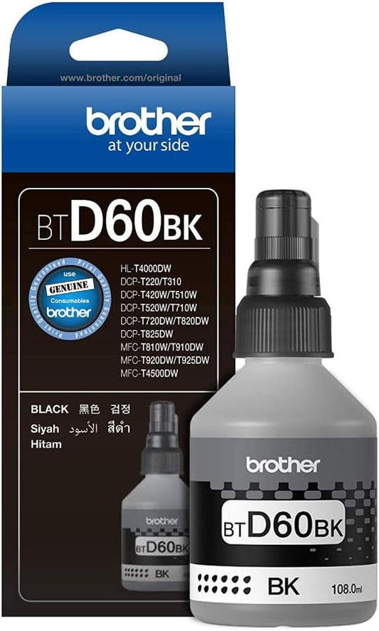 Brother BT-D60 BK Black Ink Bottle Original