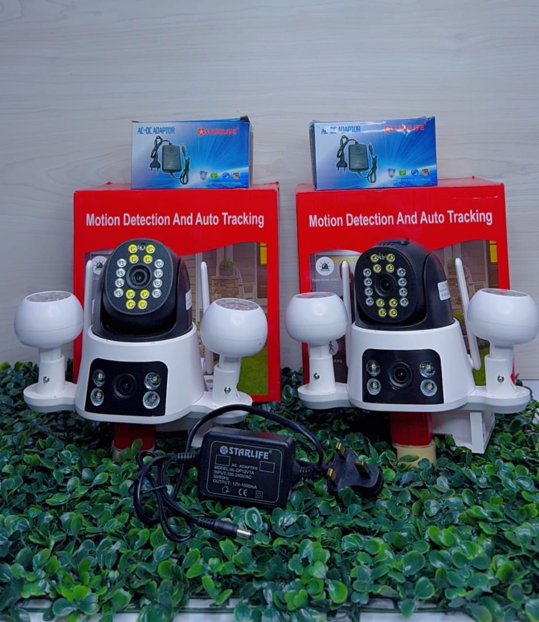 4G V380 WIFI Dual Lens Camera with Siren OUTDOOR