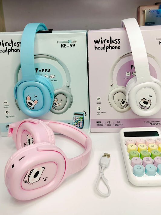 Kids Headphones Puppy HEADSET KE59