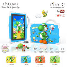 Discover Fire 12 Educational kids Tablet 7 Inches 6gb 256gb Android 15