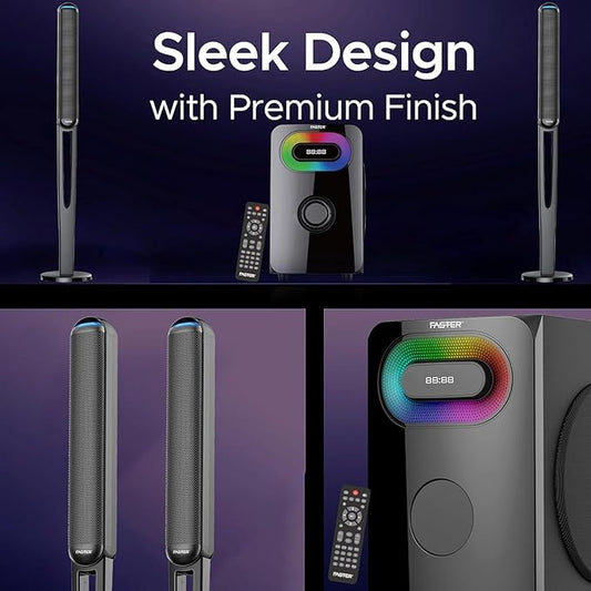 Faster XB8500 Wireless Home Theater Soundbar System