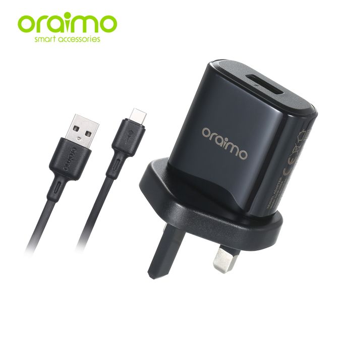 Oraimo OCW-U65S+L53 Charger Kit With Lightning Cable