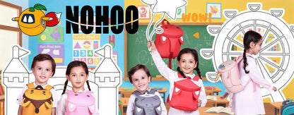 NOHOO Toddler Backpack, Mini Cute Cartoon Animal, Waterproof Travel Book Bag for Baby Boys Girls 3~6 Years(Cat)