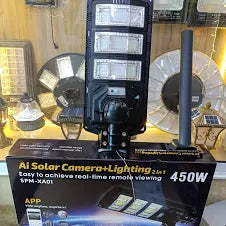 4G  Tripple lens outdoor with solar 
