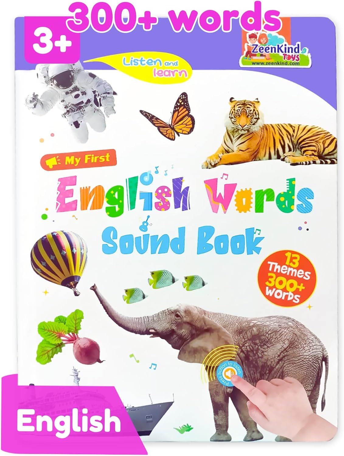 Electronic Talking Intelligence Learning Study Book for Kids