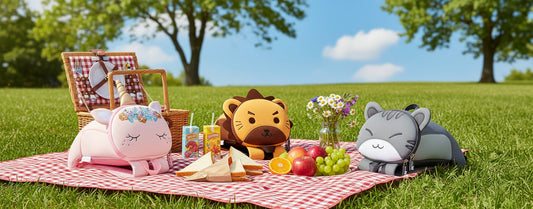 NOHOO Toddler Backpack, Mini Cute Cartoon Animal, Waterproof Travel Book Bag for Baby Boys Girls 3~6 Years(Cat)