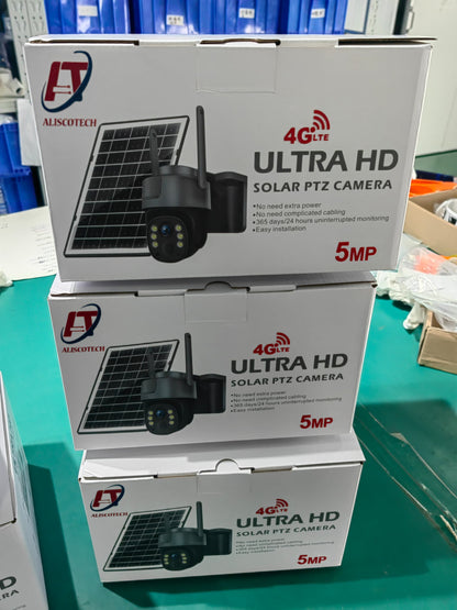 Aliscotech 4G ULTRA HD  CCTV SOLAR PANEL