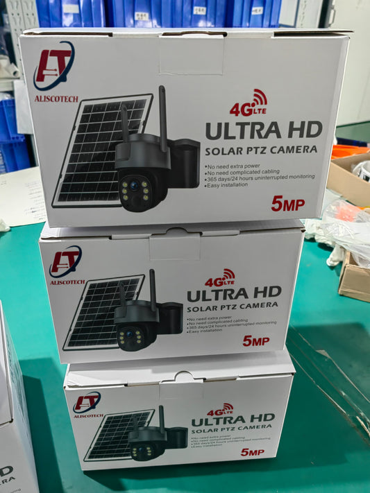 Aliscotech 4G ULTRA HD  CCTV SOLAR PANEL