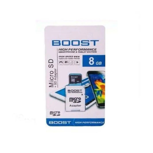 Boost Memory Card 8 GB Micro SD Card