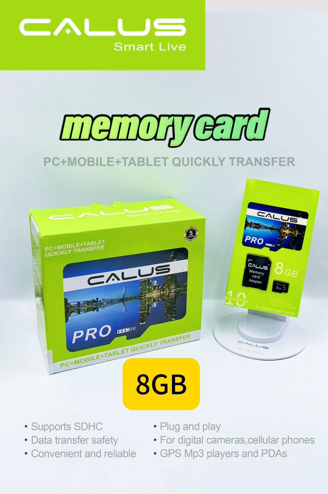 Calus 8GB MicroSD Memory 