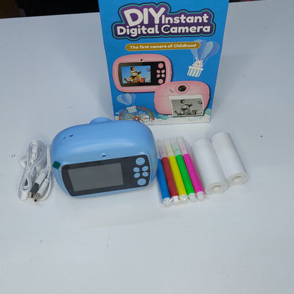 DIY Instant Digital Camera for Kids with Printer Black & White