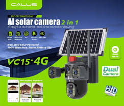 Calus Vc 15-4G Dual lens Outdoor Solar Camera