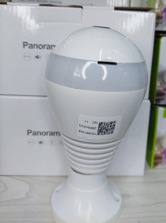 Bulb WiFi Camera – Fixed 360° Indoor camera