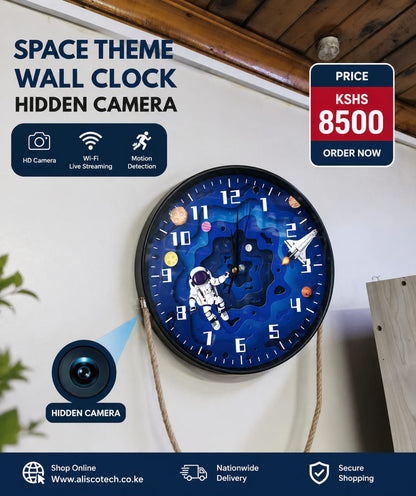  Clock Hidden Camera