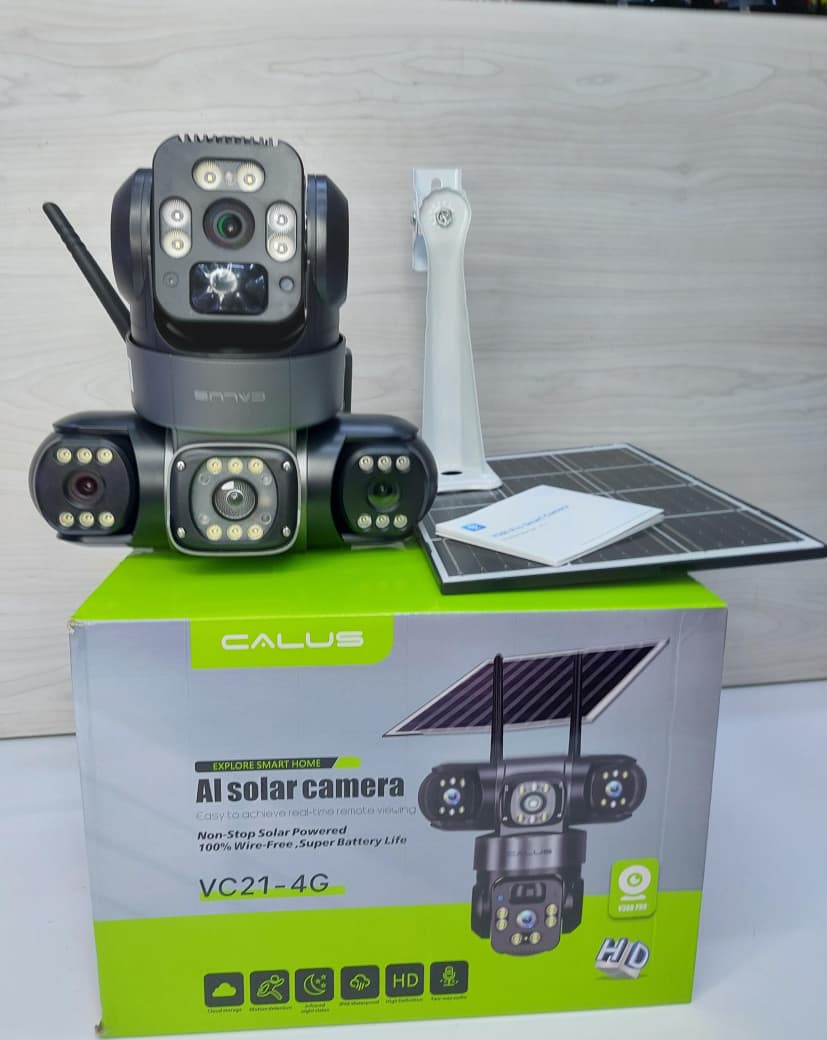 Calus  VC 21-4G  Tripple Lens Outdoor Solar Camera