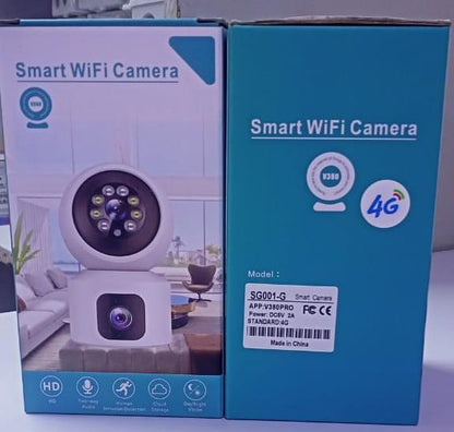 4G Indoor Camera — V380 Dual Lens