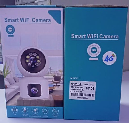 4G Indoor Camera — V380 Dual Lens