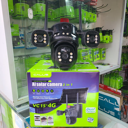 Calus Vc 15-4G Dual lens Outdoor Solar Camera