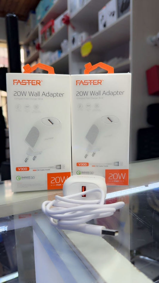 Faster 20W Type-C Wall Adapter