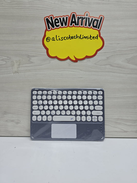 Bluetooth Wireless Keyboard With Touch Panel, Compatible With All Android Windows 9 Inch Tablets With Bluetooth FunctionsGREY