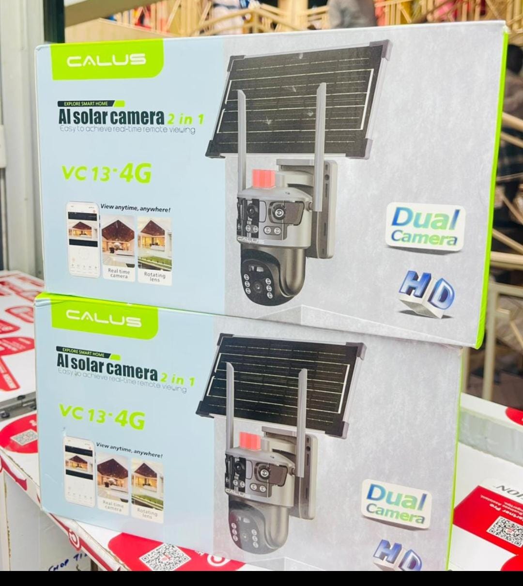 Calus VC13-4G Dual Lens Solar Camera - Waterproof OUTDOOR