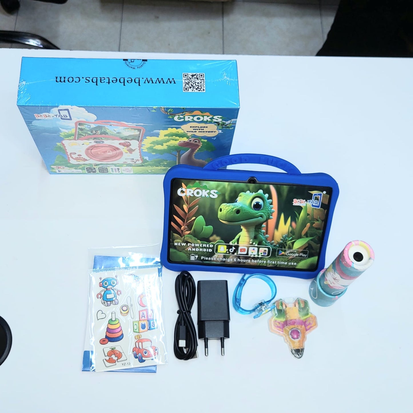 BEBE TAB Croks Kids Tablet – 6GB RAM | 256GB Storage | WiFi