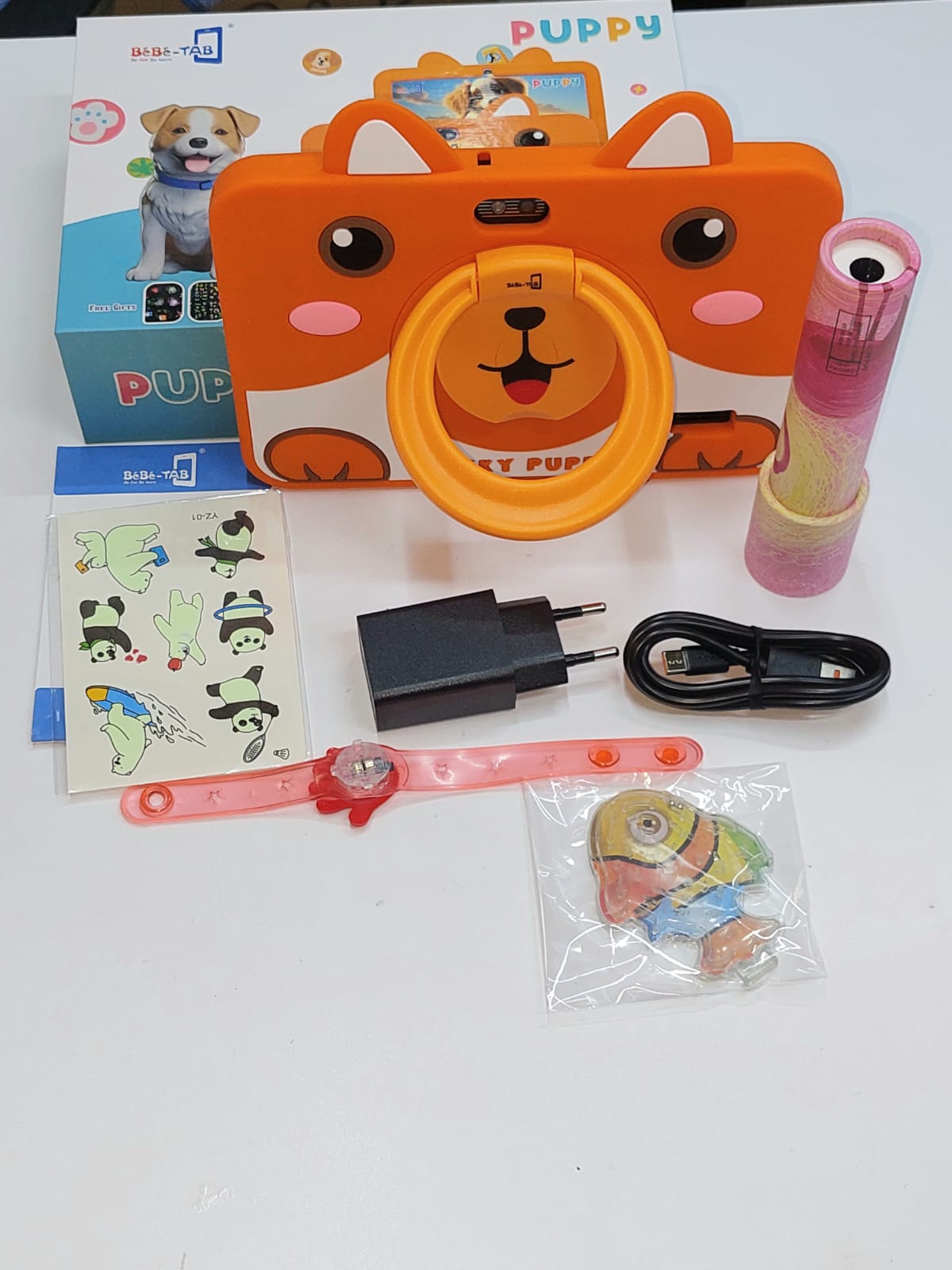 BEBE TAB Puppy Kids Tablet – 7-Inch Android 13 | 6GB RAM + 256GB ROM | WiFi Enabled