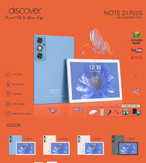 Discover Note 21 Plus Kids Tablet 16GB Ram , 1 TB