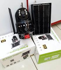 AI solar camera + lighting 2 in 1 V380Pro App
