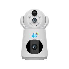 4G Dual Lens Indoor Security Camera with Inbuilt Battery