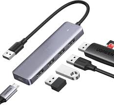 Ugreen 4-Port USB3.0 Hub with USB-C Power Supply