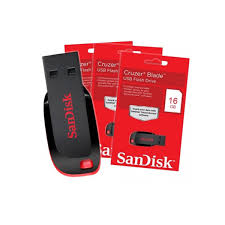 SanDisk Cruzer Blade USB Flash Drive 16GB