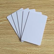 Datacard blank white PVC Card