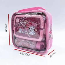 Hello Kitty Lunch Set – Bag, Water Bottle &amp; Lunch Box Combo for Girls/ Boys