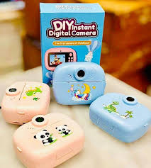 DIY Instant Digital Camera for Kids with Printer Black & White