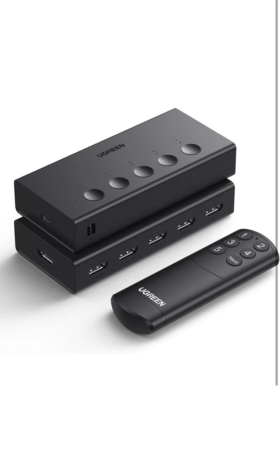UGREEN  HDMI Switch 5 in 1 Out 4K HDMI Switcher