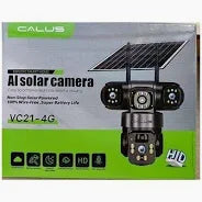 CALUS AI Solar Camera VC21-4G. SIMCARD  WITH TRIPLE CAMERAS