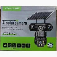 CALUS AI Solar Camera VC21-4G. SIMCARD  WITH TRIPLE CAMERAS