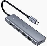 Ugreen  USB3.0 4-port splitter with Type-C power supply