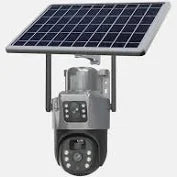 Smart Net Camera 4G V380 Solar Camera + Solar Panel  Dual lens