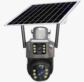 Smart Net Camera 4G V380 Solar Camera + Solar Panel  Dual lens