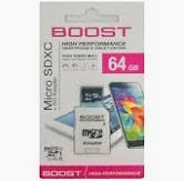 BOOST 64GB Memory Card