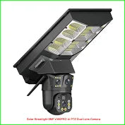 4G Triple Lens Camera with Floodlight  Panel OUTDOOR